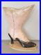 Antique Oversized Victorian Shoe 27 Paper mache trade sign, store display RARE