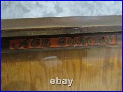 Antique Rare Barbershop Counter Display ACE COMBS Advertising Hair Care Grooming