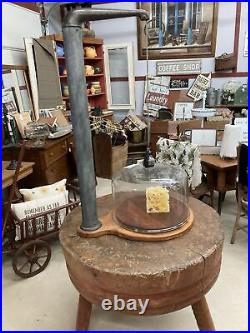 Antique Rare General Store Cheese Safe Counter Balance Display