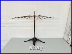 Antique Rare Warner Co Rochester NY Clothing Store Display Stand Cast Iron Base