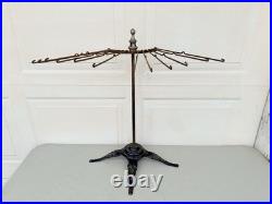Antique Rare Warner Co Rochester NY Clothing Store Display Stand Cast Iron Base