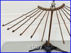 Antique Rare Warner Co Rochester NY Clothing Store Display Stand Cast Iron Base