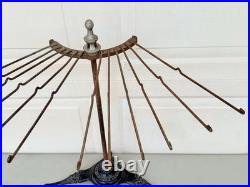 Antique Rare Warner Co Rochester NY Clothing Store Display Stand Cast Iron Base