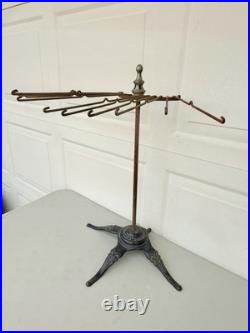 Antique Rare Warner Co Rochester NY Clothing Store Display Stand Cast Iron Base