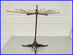 Antique Rare Warner Co Rochester NY Clothing Store Display Stand Cast Iron Base