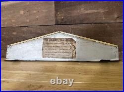 Antique THE DIAMOND DYES Store Display Tin Sign Rare Topper Dealer Sign