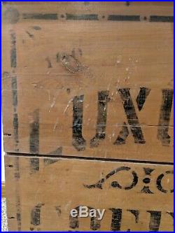 Antique Wood Advertising General Store Display Luxury Coffee 100lbs Bin Box Rare