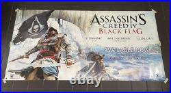 Assassin's Creed IV Promo Display Vinyl Banner LARGE 3'x6' Store Display RARE