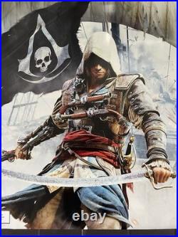 Assassin's Creed IV Promo Display Vinyl Banner LARGE 3'x6' Store Display RARE
