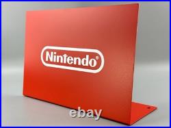 Authentic Nintendo 12x8 Metal Store Sign Display Red/White Logo Switch 2 RARE
