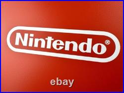 Authentic Nintendo 12x8 Metal Store Sign Display Red/White Logo Switch 2 RARE