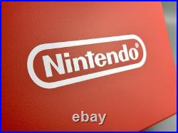 Authentic Nintendo 12x8 Metal Store Sign Display Red/White Logo Switch 2 RARE