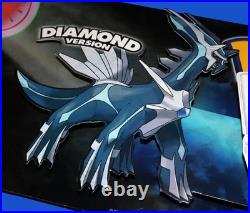 Authentic Ultra RARE Nintendo DS POKéMON DIAMOND and PEARL 3D Store Display Sign