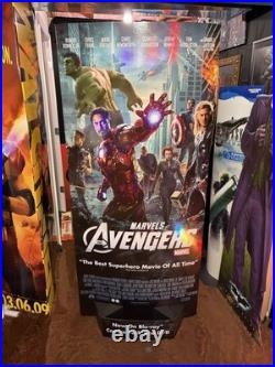 Avengers MCU DVD Release In Store Standee Display Rare Marvel Double Sided