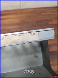 B7- RARE vintage MILLERS FALLS Wood Chisels Hardware Store Display Rack Sign