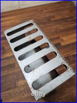 B72- RARE vintage MILLERS FALLS Wood Chisels Hardware Store Display Rack Sign