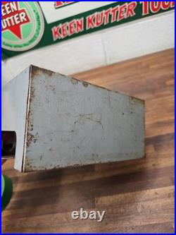B72- RARE vintage MILLERS FALLS Wood Chisels Hardware Store Display Rack Sign