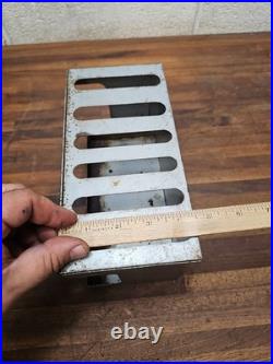 B72- RARE vintage MILLERS FALLS Wood Chisels Hardware Store Display Rack Sign