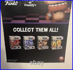 BIG RARE Funko Pop Store Display Poster Sign Five Nights FNAF Chica Foxy Freddy