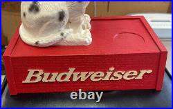 BUDWEISER DALMATIAN DOG STORE DISPLAY STATUE VINTAGE rare bar beer sign