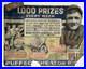 Babe Ruth RARE 1934 Store Advertising Sign Display Baseball Glove Puffed Wheat