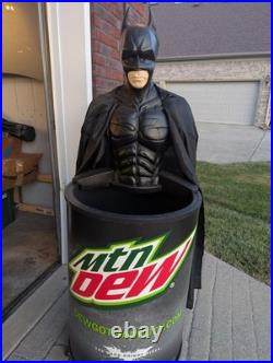 Batman Mountain Dew Store Display Cooler Rare Ad Piece for Dark Knight Rises