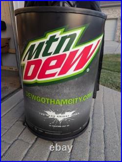 Batman Mountain Dew Store Display Cooler Rare Ad Piece for Dark Knight Rises