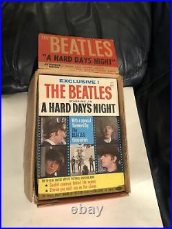 Beatles Rare A Hard Day's Night In-store Magazine Display With Magazine