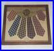 Beautiful Antique Resisting Ties Advertisement Store Display Framed Rare
