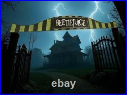 Beetlejuice Cardboard Store Display Set Rare Promotional Not Sold In Stores