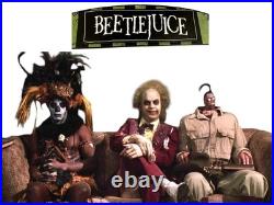 Beetlejuice Cardboard Store Display Set Rare Promotional Not Sold In Stores