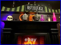 Beetlejuice Cardboard Store Display Set Rare Promotional Not Sold In Stores