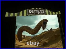 Beetlejuice Cardboard Store Display Set Rare Promotional Not Sold In Stores