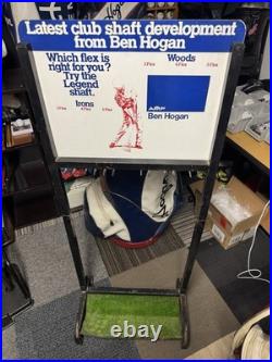 Ben Hogan Vintage Metal Ben Hogan Sign/ Woods Store Display RARE AMF