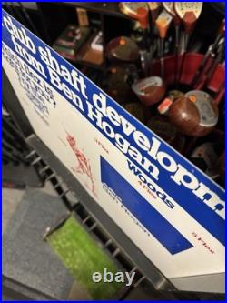 Ben Hogan Vintage Metal Ben Hogan Sign/ Woods Store Display RARE AMF