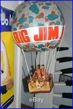 Big Jim Mattel Vintage Store Display Large Balloon Super Rare