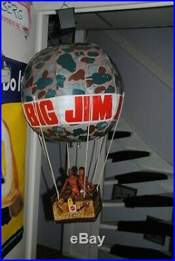 Big Jim Mattel Vintage Store Display Large Balloon Super Rare