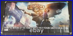 Bioshock Promo Display Vinyl Grommet Banner LARGE 3'x6' Store Display RARE
