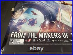 Bioshock Promo Display Vinyl Grommet Banner LARGE 3'x6' Store Display RARE