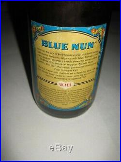 Blue Nun Rare Vintage Advertising Salesman Liquor Display Bottle Stand