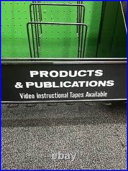 Bob Ross Publications & Products Advertising Store Product Display Stand Rare