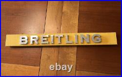 Breitling Dealer Display Sign RARE