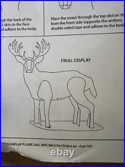 Busch Beer Deer Camo Hunting Buck store Display RARE