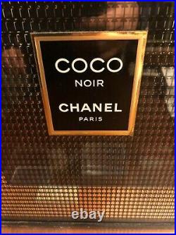 CHANEL Coco Noir Store Display Stand Perfume Cosmetics Rare 17 x 13 x 7.5 in