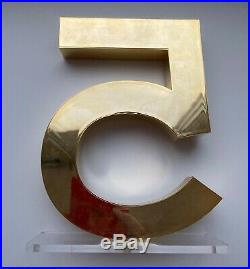 CHANEL DISPLAY FACTICE store NO 5 gold gift very rare