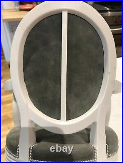 CHRISTIAN DIOR Miniature Vintage Fashion Store Display Classic Velvet Chair RARE