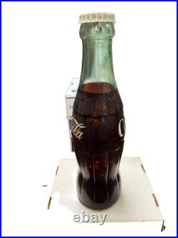 COCA COLA ENJOY COKE PLASTIC 24 INCH BOTTLE RARE STORE DISPLAY 24 Tall with Cap