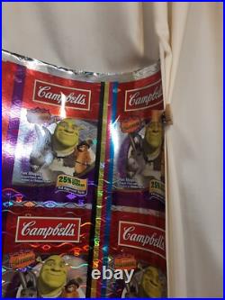 Campbell Soup Advertising Retail Store Display Sign Shrek Foil Dream Works Rare