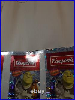 Campbell Soup Advertising Retail Store Display Sign Shrek Foil Dream Works Rare
