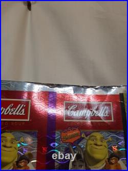 Campbell Soup Advertising Retail Store Display Sign Shrek Foil Dream Works Rare